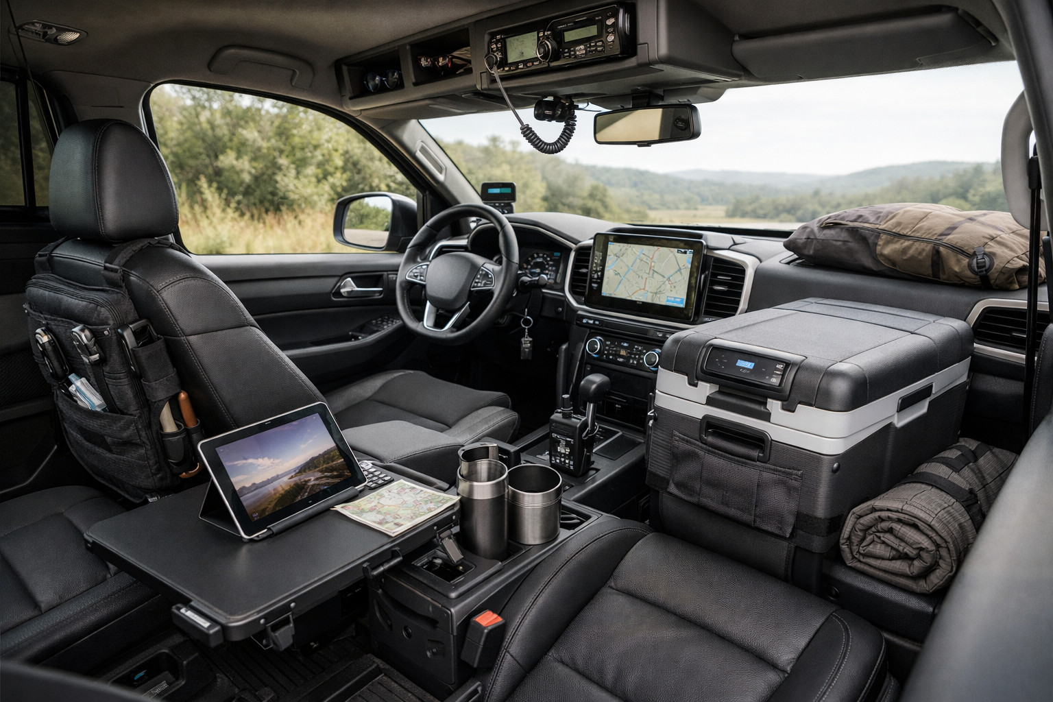 Čo vylepšiť v interiéri Volkswagen Amarok na dlhé cesty