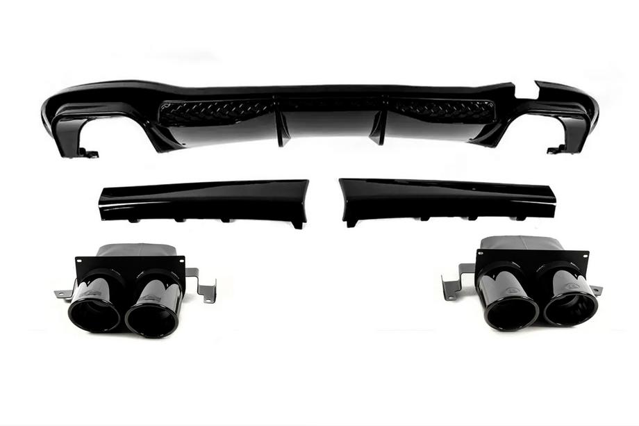 Mercedes S-class W223 2020– Zadný difúzor BRB s koncovkami výfuku Image