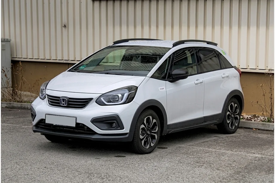Honda FIT/Jazz 2020– Čierne OEM strešné lyžiny (ABS plast) Image