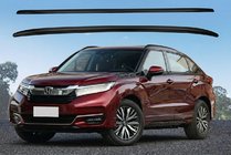 Honda UR-V 2016– Čierne OEM strešné lyžiny (hliník) fotografia 1