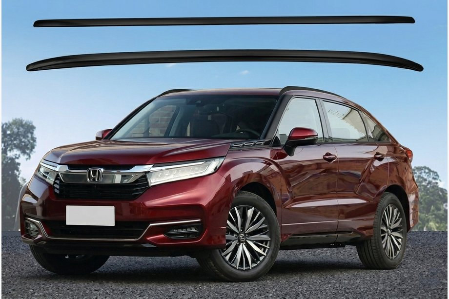 Honda UR-V 2016– Čierne OEM strešné lyžiny (hliník) Image