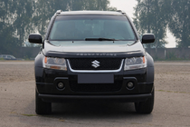 Suzuki Grand Vitara 2005–2017 Predná ochranná tyč ST008 Black (nerez) fotografia 2