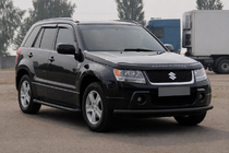 Suzuki Grand Vitara 2005–2017 Predná ochranná tyč ST008 Black (nerez) fotografia 3