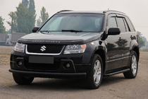 Suzuki Grand Vitara 2005–2017 Predná ochranná tyč ST008 Black (nerez) fotografia 4