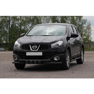 Predný ochranný rám ST009-15 Black (nerez) Nissan Qashqai 2010–2014 fotografia 1
