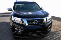 Nissan Navara/NP300 2016– Predný ochranný rám ST014 Black (nerez) fotografia 1