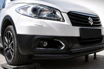 Suzuki SX4 S-Cross 2013–2016 Predný ochranný rám ST014 Black (nerez) fotografia 1