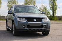 Suzuki Grand Vitara 2005–2017 Predný ochranný rám ST015 Black (nehrdzavejúca oceľ) fotografia 2