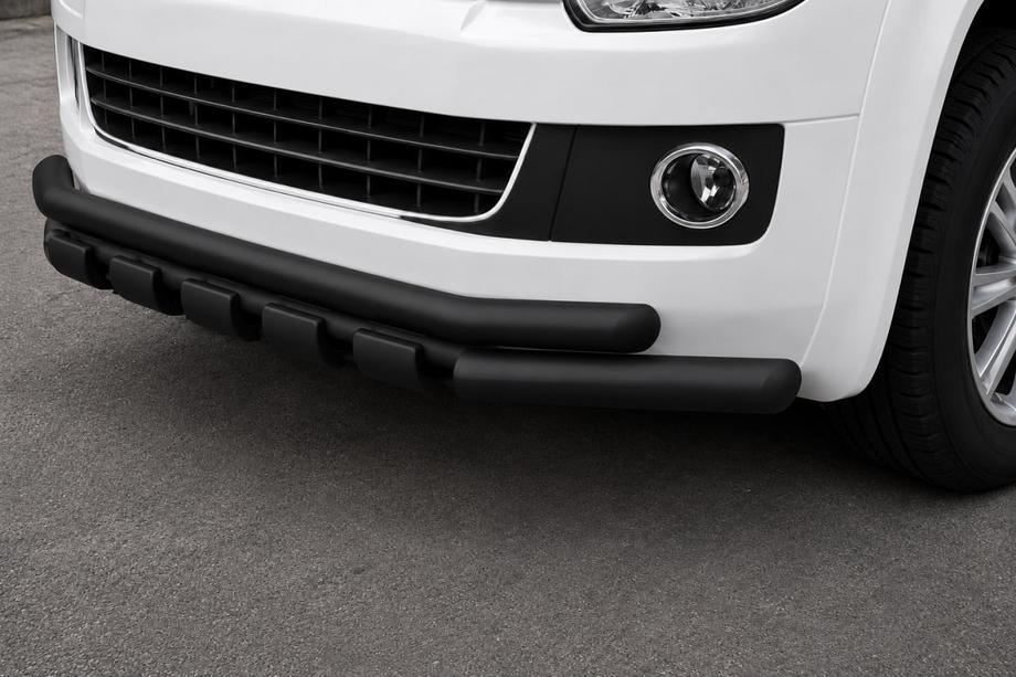 Volkswagen T5 Multivan 2003–2010 Predný ochranný rám ST015 Black (nehrdzavejúca oceľ) Image