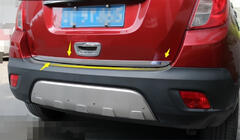 Opel Mokka 2012–2021 Nerezová lišta hrany kufra OmsaLine - talianska nehrdzavejuca ocel fotografia 2