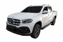 Mercedes X class 2017–2020 Predný ochranný rám ST017 Black (nerez, 60 mm) fotografia 1