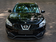 Nissan Qashqai 2007–2010 Predný ochranný rám Black (nerez) fotografia 1
