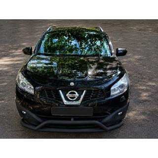 Predný ochranný rám Black (nerez) Nissan Qashqai 2010–2014