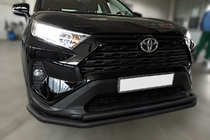 Toyota Rav 4 2019–2025 Predný ochranný rám F3-10 Black (nerez) fotografia 1