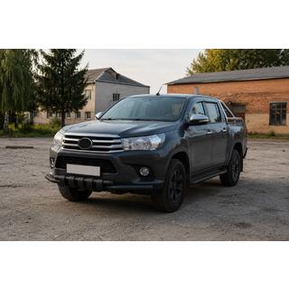Predný ochranný rám F3-34 Black (nerez) Toyota Hilux 2015– fotografia 3