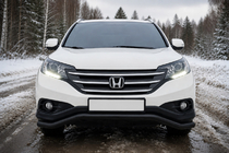 Honda CRV 2012–2016 Predný ochranný rám ST007 Black (nerez) fotografia 1