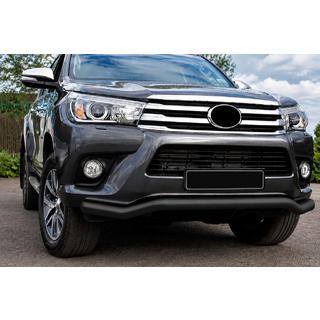 Predný ochranný rám ST007 Black (nerez) Toyota Hilux 2015–