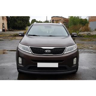 Predný ochranný rám ST008 Black (2013-2015, nerez) Kia Sorento II XM 2009–2014 fotografia 2
