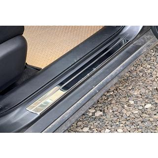 Nerezové kryty prahov OmsaLine (4 ks) Nissan X-trail T32/Rogue 2014–2021 fotografia 1