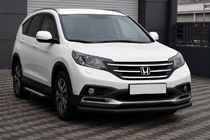 Honda CRV 2012–2016 Predný ochranný rám ST008 Black (nerez) fotografia 1