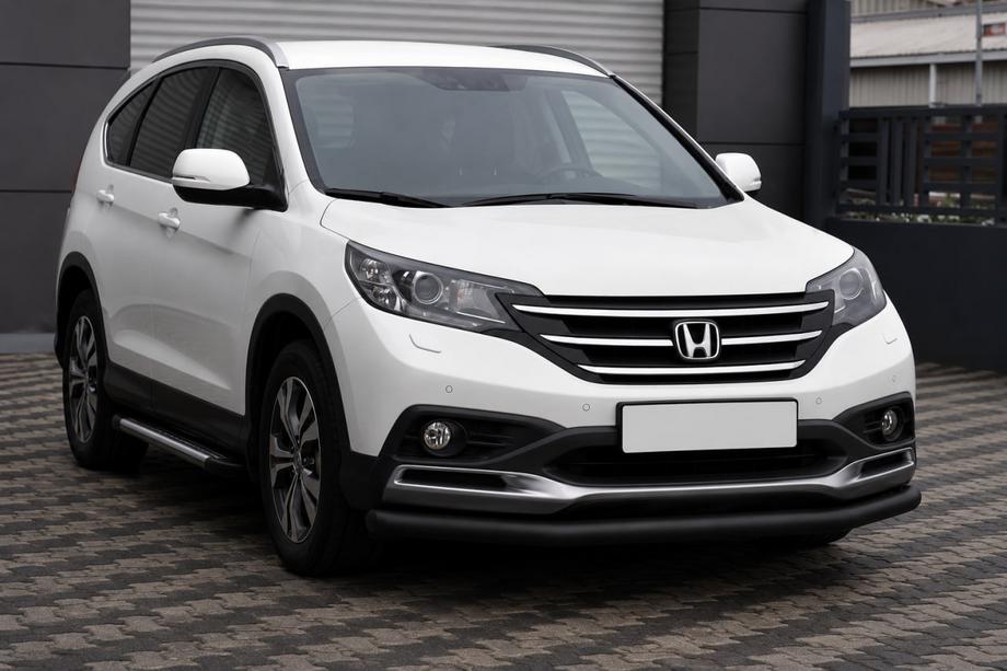 Honda CRV 2012–2016 Predný ochranný rám ST008 Black (nerez) Image