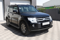 Mitsubishi Pajero Wagon III 1999–2006 Predný ochranný rám ST008 Black (nerez) fotografia 3