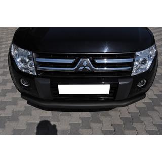 Predný ochranný rám ST008 Black (nerez) Mitsubishi Pajero Wagon III 1999–2006 fotografia 2