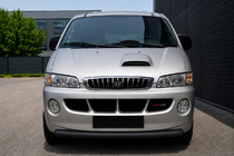 Hyundai H200, H1, Starex 1998–2007 Predný ochranný rám ST008 Black (nerez) fotografia 1