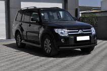 Mitsubishi Pajero Wagon IV 2006–2021 Predný ochranný rám ST008 Black (nerez) fotografia 3