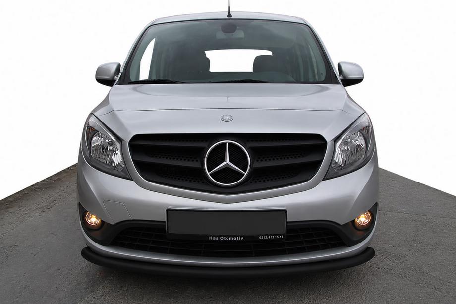 Mercedes Citan 2013–2021 Predný ochranný rám ST008 Black (nerez) Fotografia 1