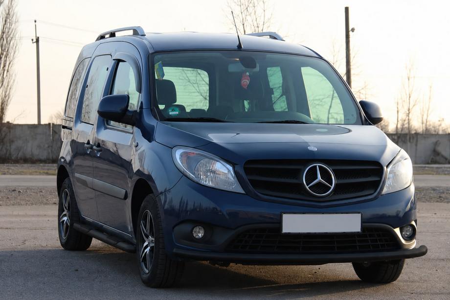 Mercedes Citan 2013–2021 Predný ochranný rám ST008 Black (nerez) Fotografia 4