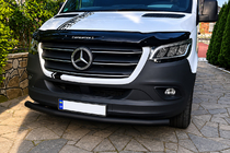 Mercedes Sprinter W907/W910 2018– Predný ochranný rám ST008 Black (nerez) fotografia 1