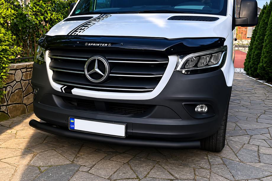 Mercedes Sprinter W907/W910 2018– Predný ochranný rám ST008 Black (nerez) Image