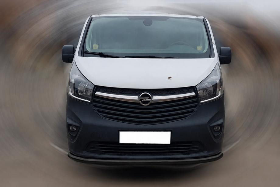 Fiat Talento 2016– Predný ochranný rám ST008 Black (nerezová oceľ) Image
