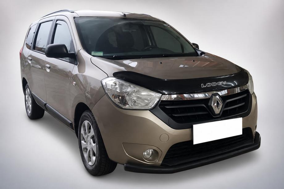 Renault Lodgy 2013–2022 Predný ochranný rám ST008 Black (nerezová oceľ) Fotografia 2