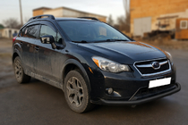 Subaru XV 2011–2017 Predný ochranný rám ST008 Black (nerezová oceľ) fotografia 2