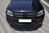 Volkswagen Amarok 2010–2022 Predný ochranný rám ST008 Black (nerezová oceľ) fotografia 2
