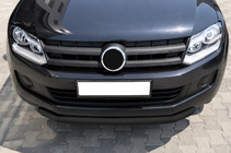 Volkswagen Amarok 2010–2022 Predný ochranný rám ST008 Black (nerezová oceľ) fotografia 4