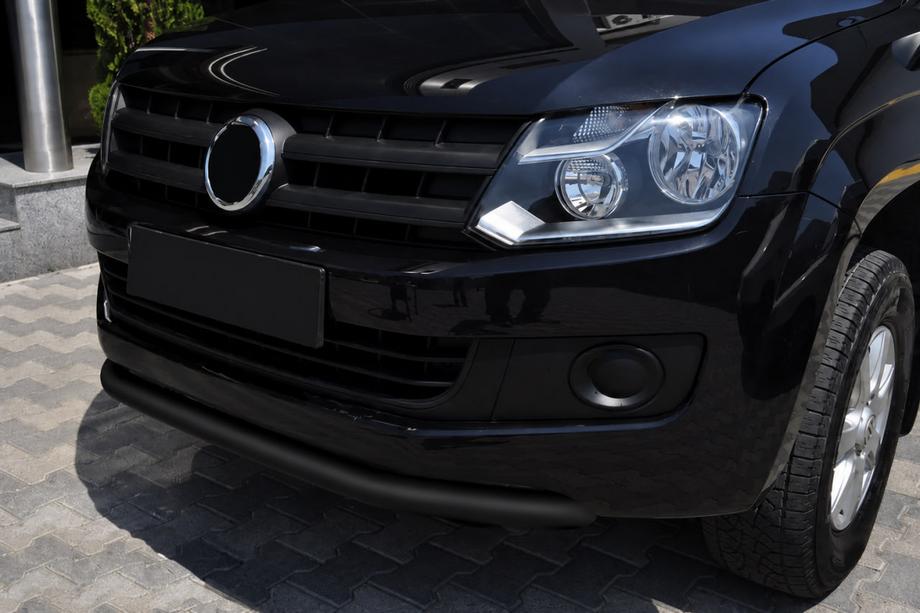 Volkswagen Amarok 2010–2022 Predný ochranný rám ST008 Black (nerezová oceľ) Image