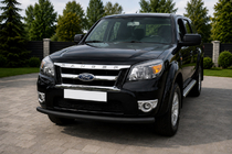 Ford Ranger 2007–2011 Predný ochranný rám ST008 Black (nerezová oceľ) fotografia 1