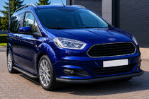 Ford Courier 2014–2023 Predný ochranný rám ST008 Black (nerezová oceľ) fotografia 1