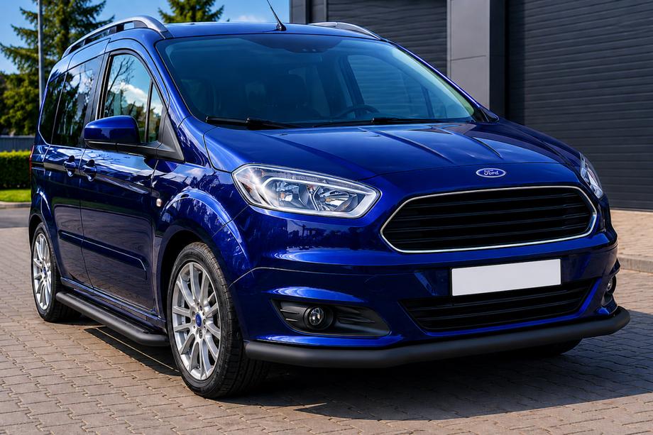 Ford Courier 2014–2023 Predný ochranný rám ST008 Black (nerezová oceľ) Image