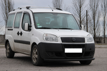 Fiat Doblo I 2001–2005 Predný ochranný rám ST008 Black (nerezová oceľ) fotografia 3