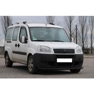 Predný ochranný rám ST008 Black (nerezová oceľ) Fiat Doblo I 2001–2005 fotografia 3