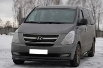 Hyundai H300, H1, Starex 2008–2020 Predný ochranný rám ST008 Black (nerezová oceľ) fotografia 3