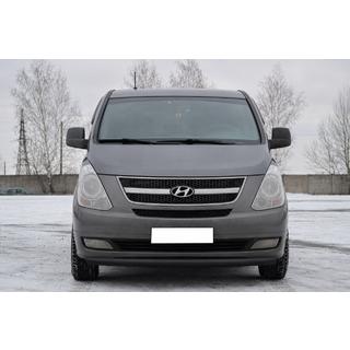 Predný ochranný rám ST008 Black (nerezová oceľ) Hyundai H300, H1, Starex 2008–2020 fotografia 1