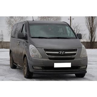 Predný ochranný rám ST008 Black (nerezová oceľ) Hyundai H300, H1, Starex 2008–2020 fotografia 2
