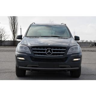 Predný ochranný rám ST008 Black (nerezová oceľ) Mercedes ML W164 2005–2011 fotografia 1