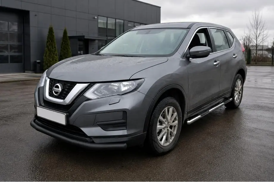 Nissan X-trail T32/Rogue 2014–2021 Predný ochranný rám ST008 Black (nerezová oceľ) Image