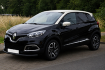 Renault Captur 2013–2019 Predný ochranný rám ST008 Black (nerezová oceľ) fotografia 1